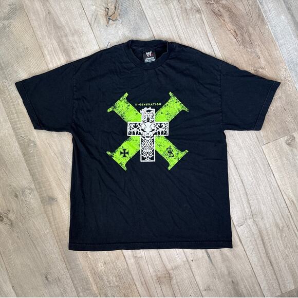 Vintage Y2K WWE D-Generation X T-Shirt Mens XL Shawn Michaels Triple H - Picture 1 of 8